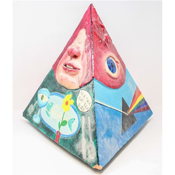CERAMIC PYRAMID ART OF THE 5 SENSES
