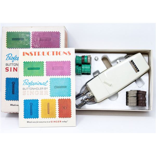 VINTAGE SINGER BUTTONHOLDER