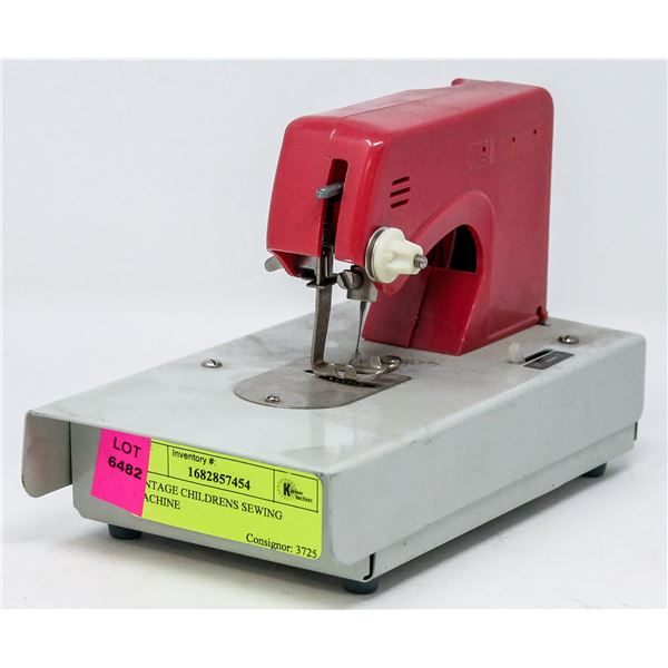 VINTAGE CHILDRENS SEWING MACHINE