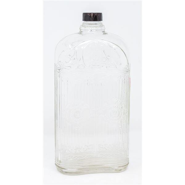 ANTIQUE WHISKY BOTTLE ORNATE