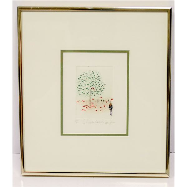 SIGNED LIMITED EDITION PRINT, 33/80 BY IAN GWEN