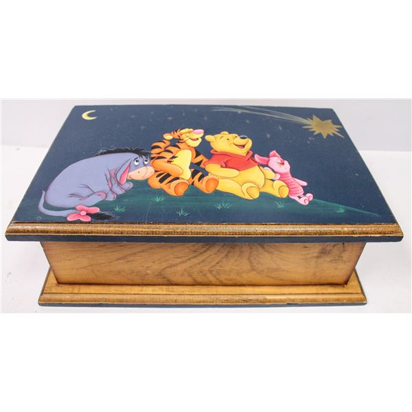HAND PAINTED WINNIE THE POOH TREASURE BOX