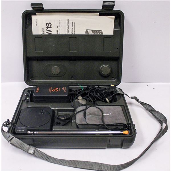 SONY WIRELESS MICROPHONE SET IN CASE