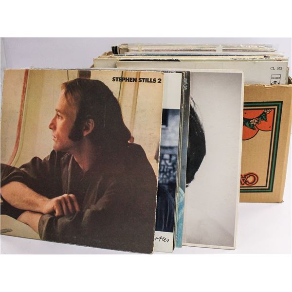 BOX OF ASSORTED VINTAGE RECORDS