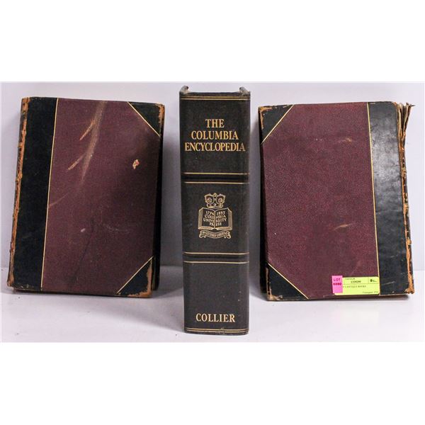 LOT OF 3 ANTIQUE BOOKS