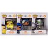 Image 1 : LOT OF 3 FUNKO POP FIGURES