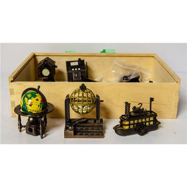 LARGE COLLECTION OF CAST METAL PENCIL SHAPENERS