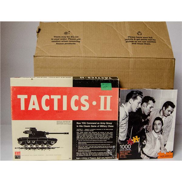 BOX OF ASSORTED VINTAGE BOARD GAMES