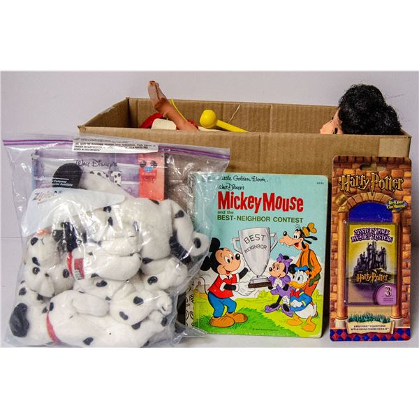 BOX FULL OF ASSORTED VINTAGE TOYS AND COLLECTIBLE