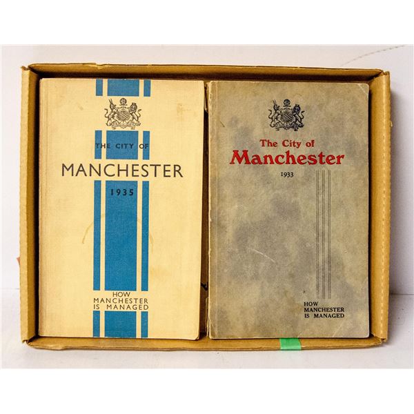 1933 AND 1935 MANCHESTER CITY GUIDE BOOKS