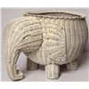 Image 1 : VINTAGE ELEPHANT WICKER BASKET