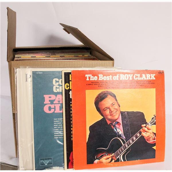 BOX OF ASSORTED VINTAGE RECORDS