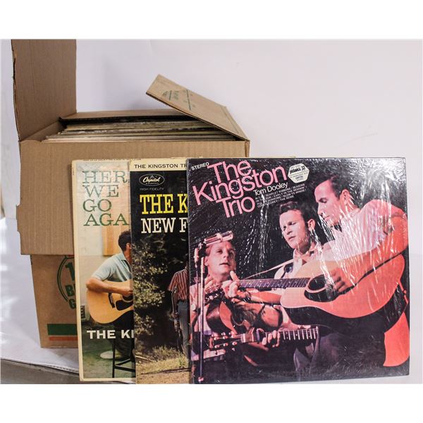 BOX OF ASSORTED VINTAGE RECORDS