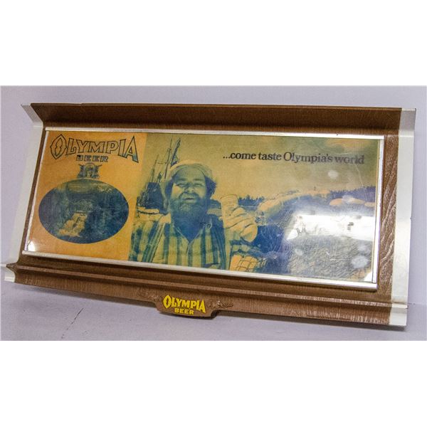 VINTAGE OLYMPIA BEER LIGHT SIGN