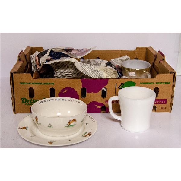 LOT OF  ASSORTED ANTIQUE DISHES CHINA