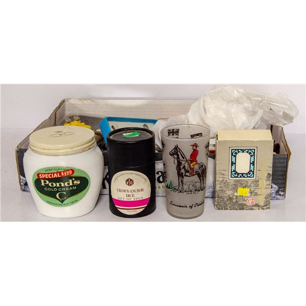 BOX LOT OF ASSORTED COLLECTIBLES