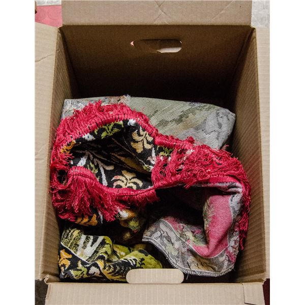 1950S WESTERN THEMED WOVEN RUG