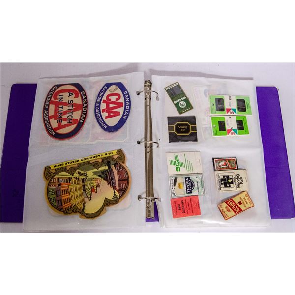 COLLECTION OF ANTIQUE NEEDLE BOOKS AND