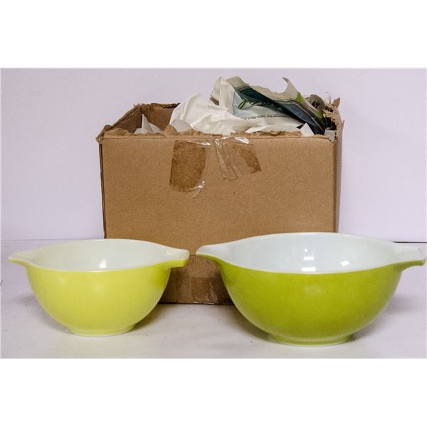 4 PIECE PYREX COLOUR BOWLS