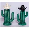 Image 1 : COWBOY CACTUS SALT AND PEPPER SHAKERS