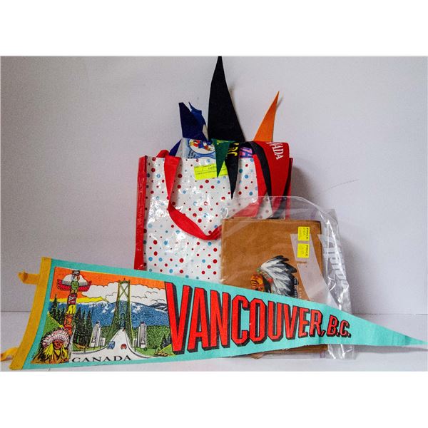 LARGE LOT VINTAGE PENNANTS