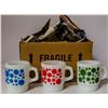Image 1 : SET OF  VINTAGE FIRE KING MUGS