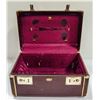 Image 1 : ANTIQUE HARDSHELL RED LEATHER CARRY CASE