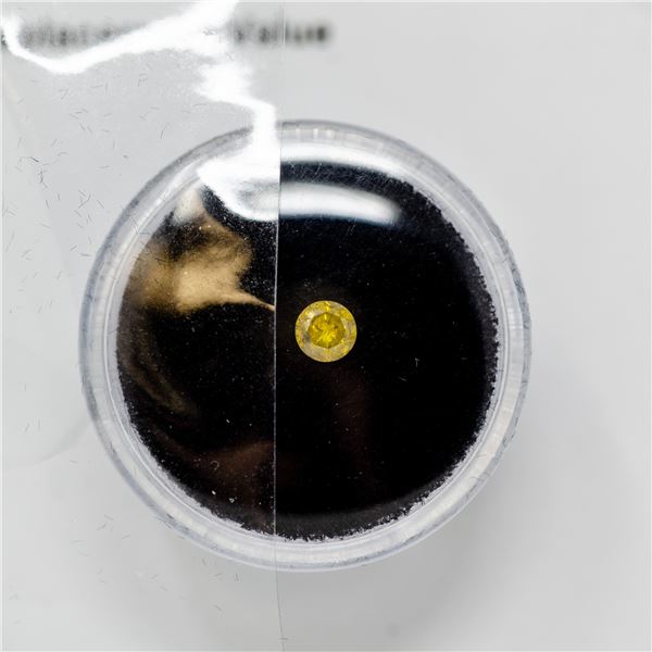 MGI CERTIFIED 0.32CT FANCY DEEP YELLOW DIAMOND