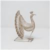 Image 2 : VINTAGE SILVER TESTED CLLECTORS PEACOCK FIGURE,