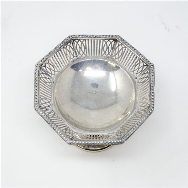 VINTAGE .925 SILVER STAMPED BOWL/CONTAINER, 67g
