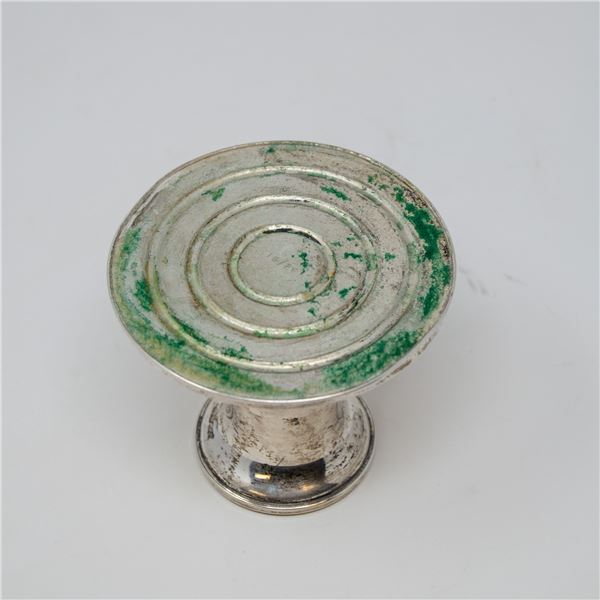 BIRKS .925 SILVER CANDLE STICK WEIGHTED, 271g