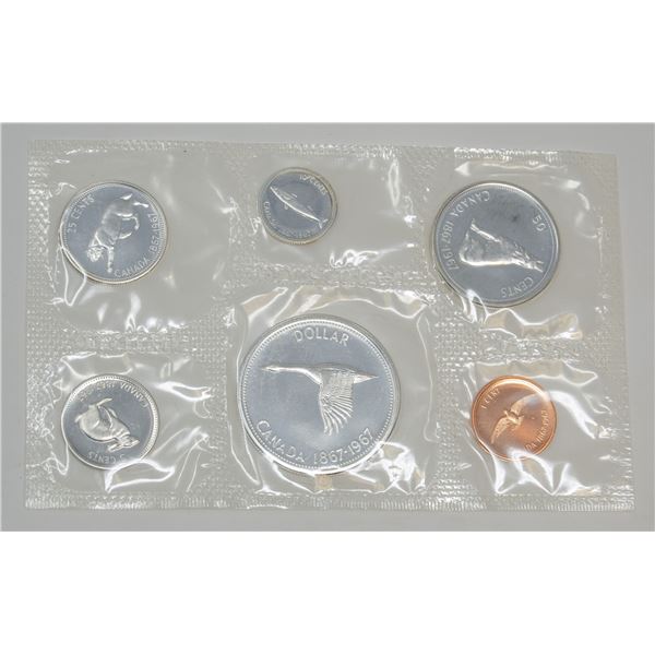 1967 SILVER 1.11oz ASW CANADA PROOFLIKE MINT SET