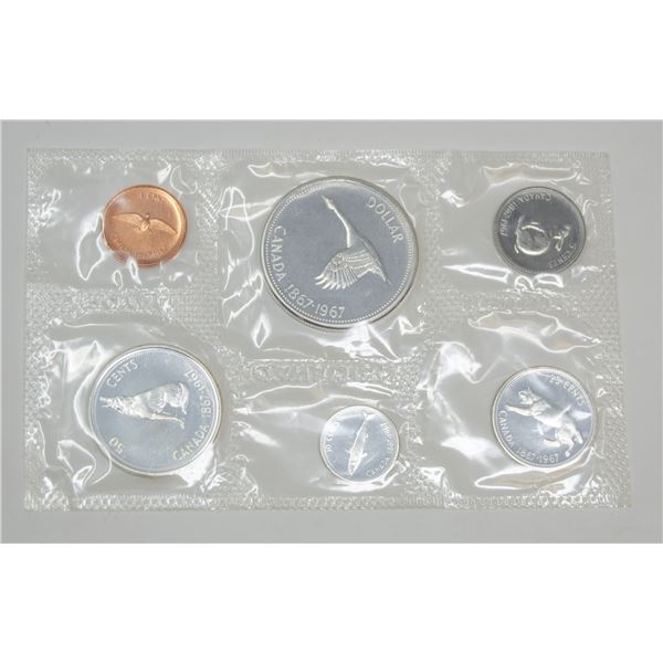 1967 SILVER 1.11oz ASW CANADA PROOFLIKE MINT SET