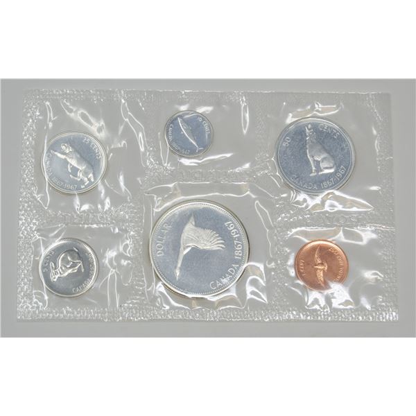 1967 SILVER 1.11oz ASW CANADA PROOFLIKE MINT SET