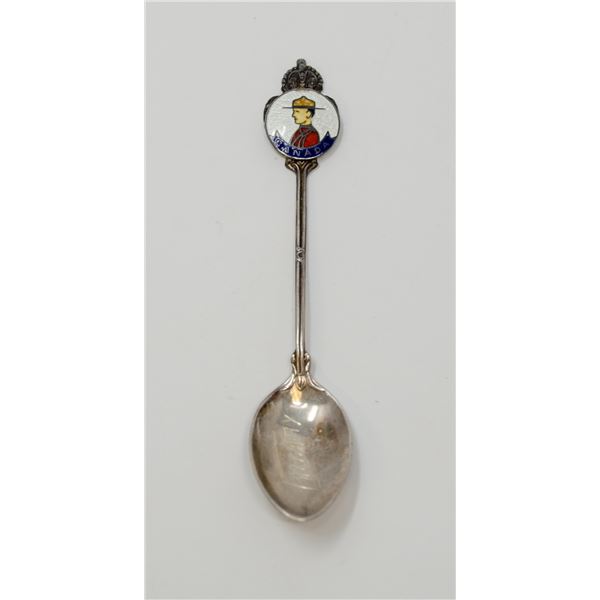 VINTAGE .925 SILVER STAMPED RCMP SPOON, 10.76g