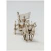 Image 2 : .835 SILVER TESTED COLLECTORS CART & HORSES, 80g