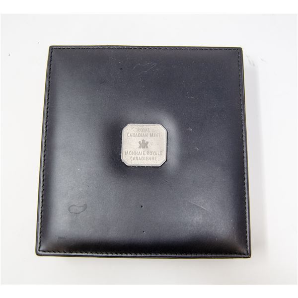 SCARCE 1998 10oz FINE SILVER $50 MAPLE LEAF & COA