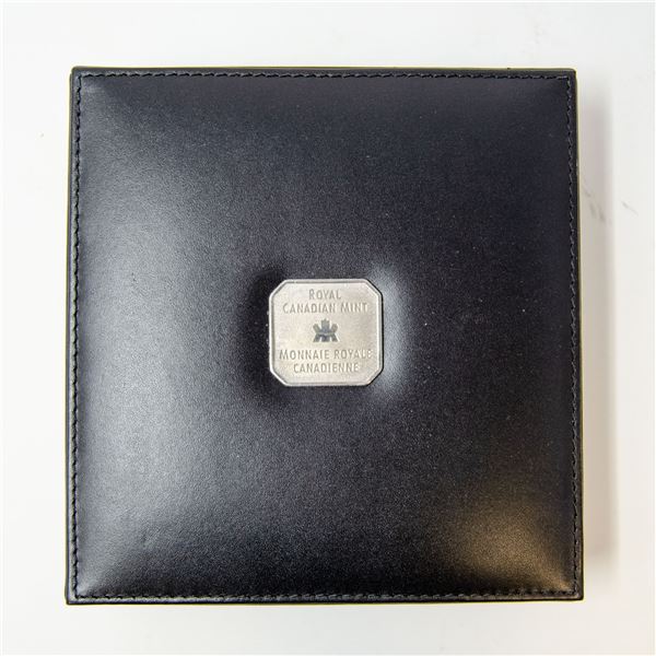 SCARCE 1998 10oz FINE SILVER $50 MAPLE LEAF & COA