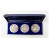 Image 1 : 45.58g SILVER GERMANY 1972 OLYMPICS x3 MEDALS SET