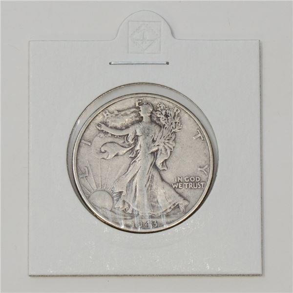 1943 SILVER USA HALF DOLLAR 50 CENTS COIN