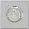 Image 1 : 1939 WWII SILVER NAZI GERMANY 2 REICHSMARK COIN