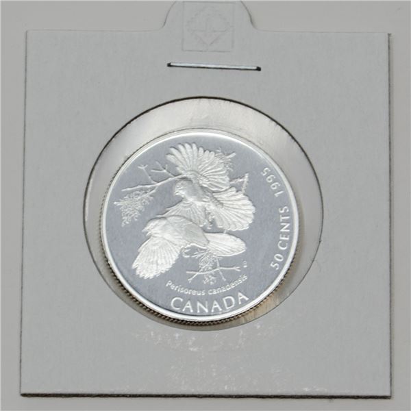 1995 SILVER CANADA BIRD SERIES 50 CENTS PROOF