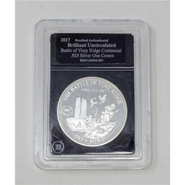 2017 STERLING SILVER BATTLE OF VIMY RIDGE PROOF