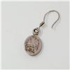 Image 2 : .925 SILVER  STAMPED GEMSTONE EARRINGS, 1.21g