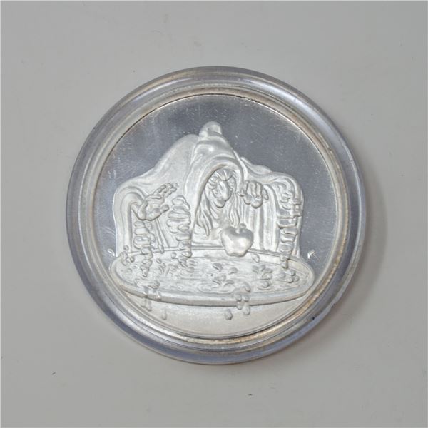 SCARCE DISNEY SNOW WHITE 5oz FINE SILVER ROUND