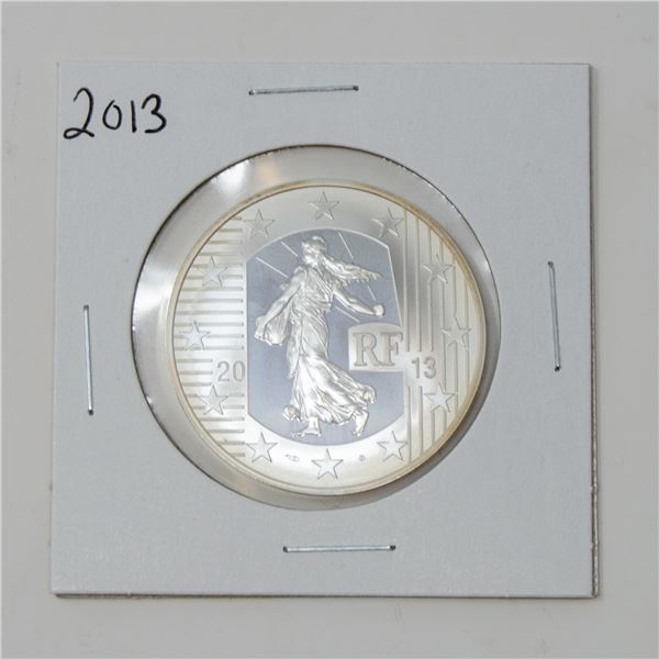 2013 FRANCE SILVER 20 FRANCS 22.21gr