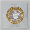 Image 1 : 1993 SAM TOWN FINE SILVER $10 CASINO TOKEN, 36.56g