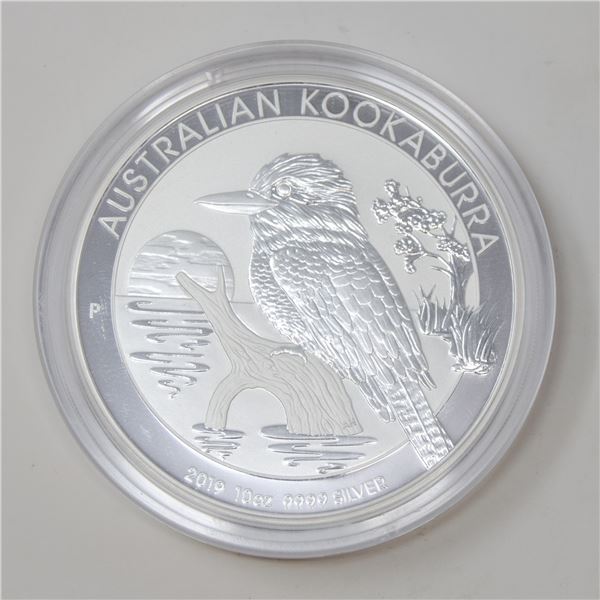 2019 AUSTRALIA FINE SILVER 10oz KOOKABURRA