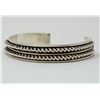Image 1 : VINTAGE .925 SILVER STAMPED BRACELET, 29.7g