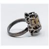 Image 2 : VINTAGE .925 SILVER MARKED GEMSTONE RING, 8.6g, SIZE 6.5